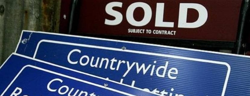 Regno Unito diminuiscono vendite immobili e Countrywide azioni in crollo