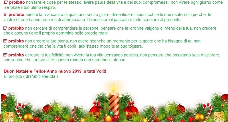 Buon Natale e felice anno nuovo