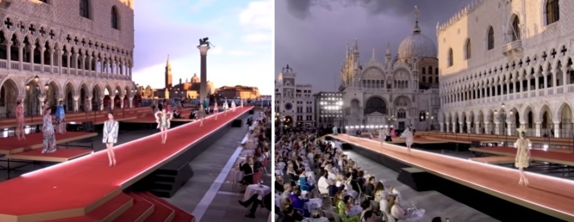 Venezia 2021 - Dolce&Gabbana Alta Moda Show in Piazzetta San Marco