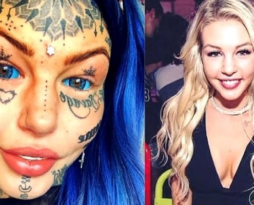 Amber Luke si Fa Tatuare i Bulbi Oculari e Diventa Cieca
