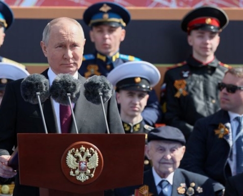 Mosca: Giornata della Vittoria che commemora la vittoria sovietica sulla Germania nazista nella Seconda Guerra Mondiale