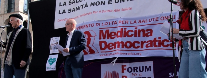 Sanità pubblica per tutti: basta tagli e privatizzazioni!"