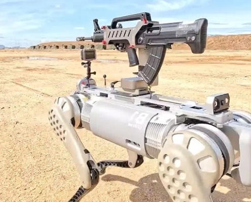 La Cina ha condotto una dimostrazione di robot militari