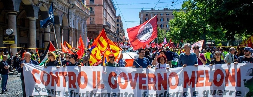 Roma è stata teatro di una grande manifestazione organizzata dalle opposizioni