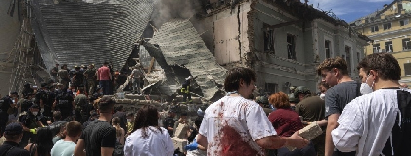 Missile russo colpisce ospedale pediatrico: morti e feriti