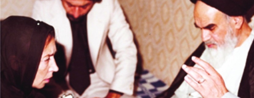 Quando Oriana Fallaci si tolse il chador davanti a Khomeini