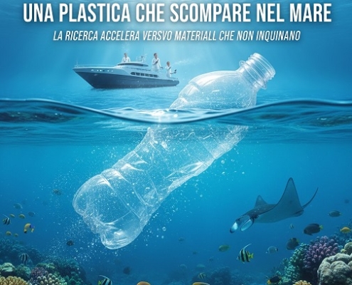 Una plastica che scompare nel mare: la ricerca accelera verso materiali che non inquinano