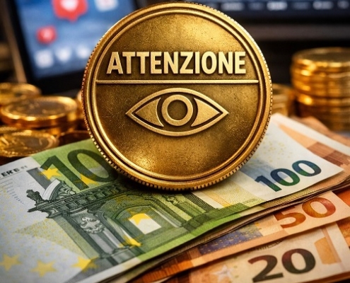 L’attenzione: valuta più importante dell’economia del futuro prossimo. L’attenzione controlla il mercato, ma anche le nostre percezioni