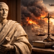 Cicerone e oggi: la libertà svanisce se le leggi tacciono. La civiltà comincia dove la forza accetta di fermarsi davanti alla legge.