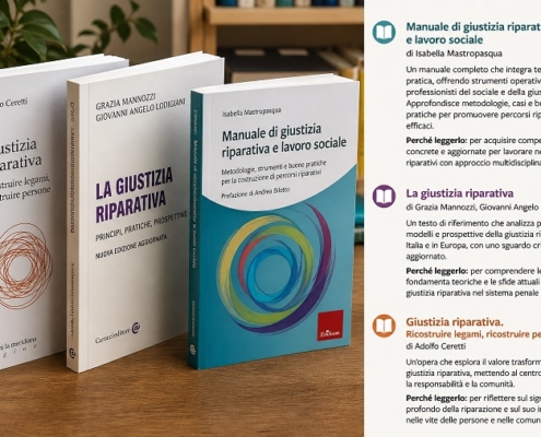 Giustizia riparativa oltre il penale ricostruire legami nella comunità. Giustizia riparativa: una sfida culturale oltre che operativa.