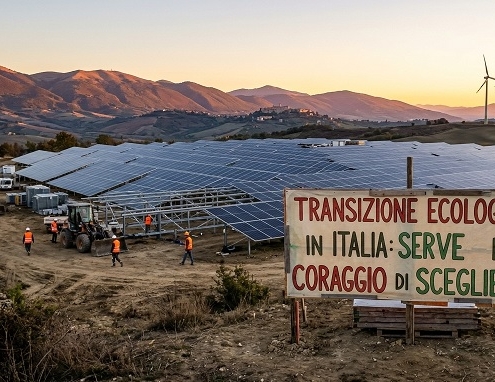 Transizione ecologica in Italia: serve il coraggio di scegliere. Necessità che riguarda il futuro energetico, economico e sociale del Paese